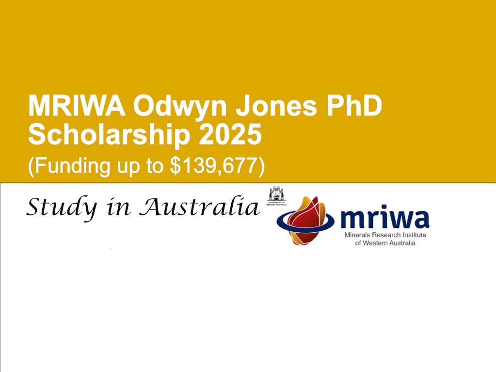 MRIWA Odwyn Jones PhD Scholarship